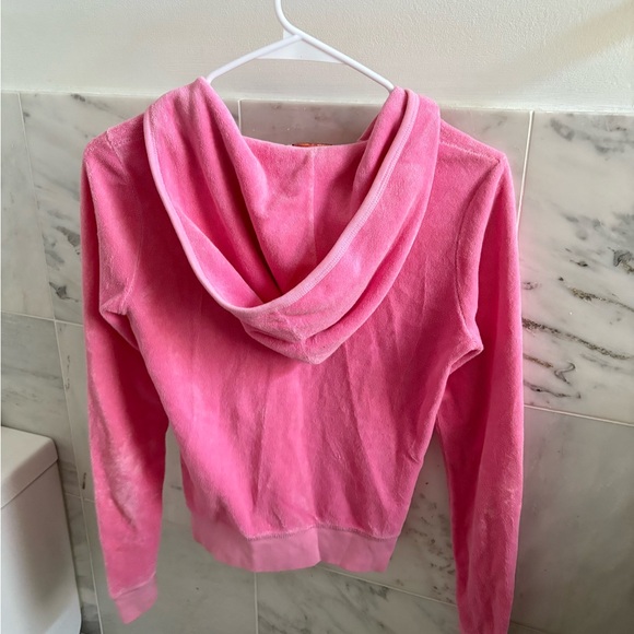 Juicy Couture Pink Zip Up Hoodie - Picture 3 of 4